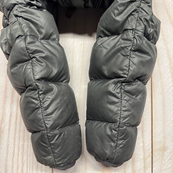 Patagonia Boys Toddler 2T Hi-Loft Duck Down Sweater Hoody 700 Fill Jacket Gray - Picture 6 of 10